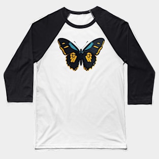 Swallowtail Moth Baseball T-Shirt